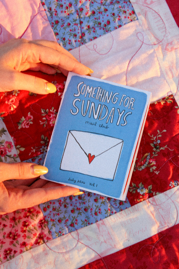 Something for Sundays zine cover